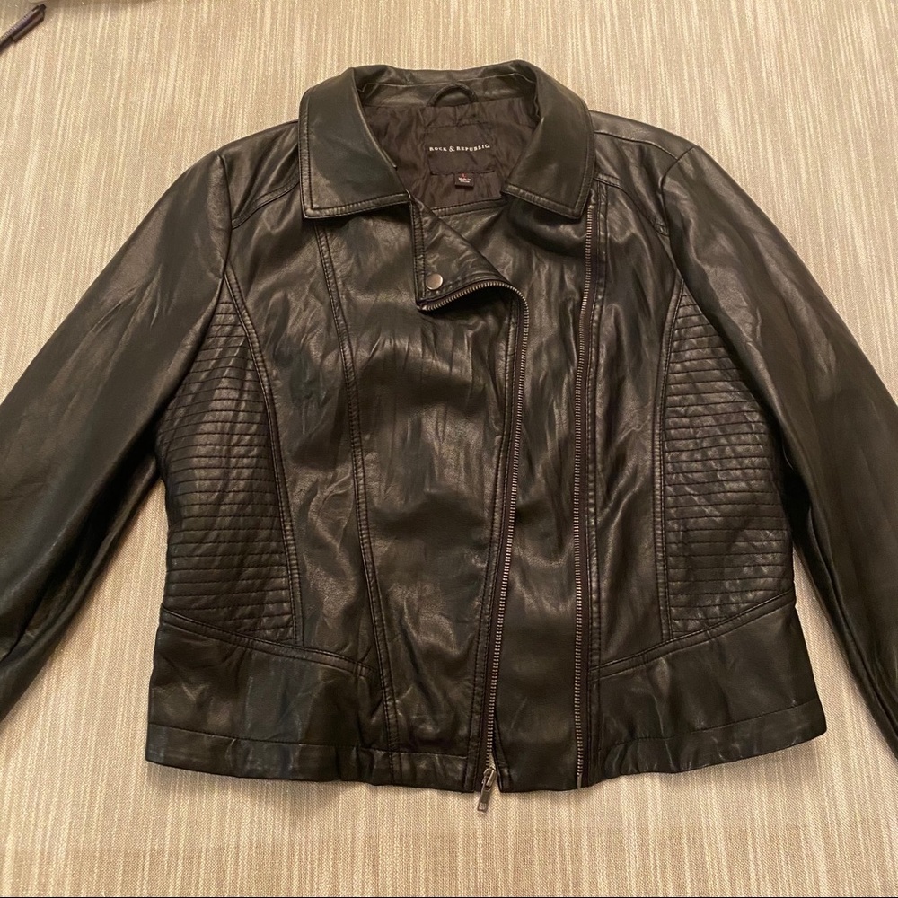 Rock & Republic Faux Leather Jacket
